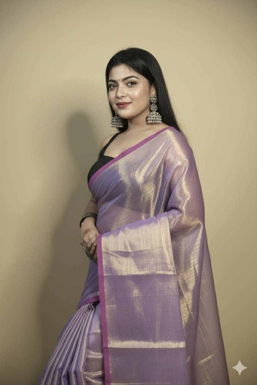 Tissue saree - Image 2
