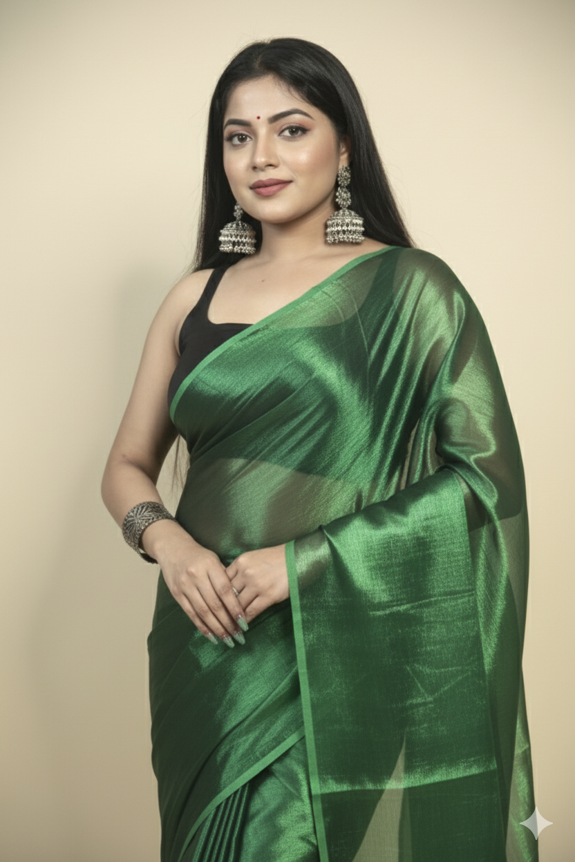 Tissue saree - Image 4