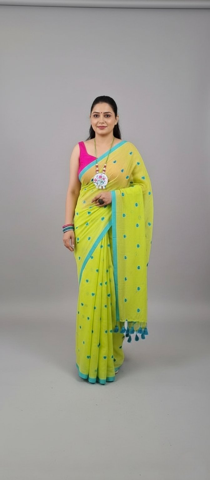 Mol cotton saree