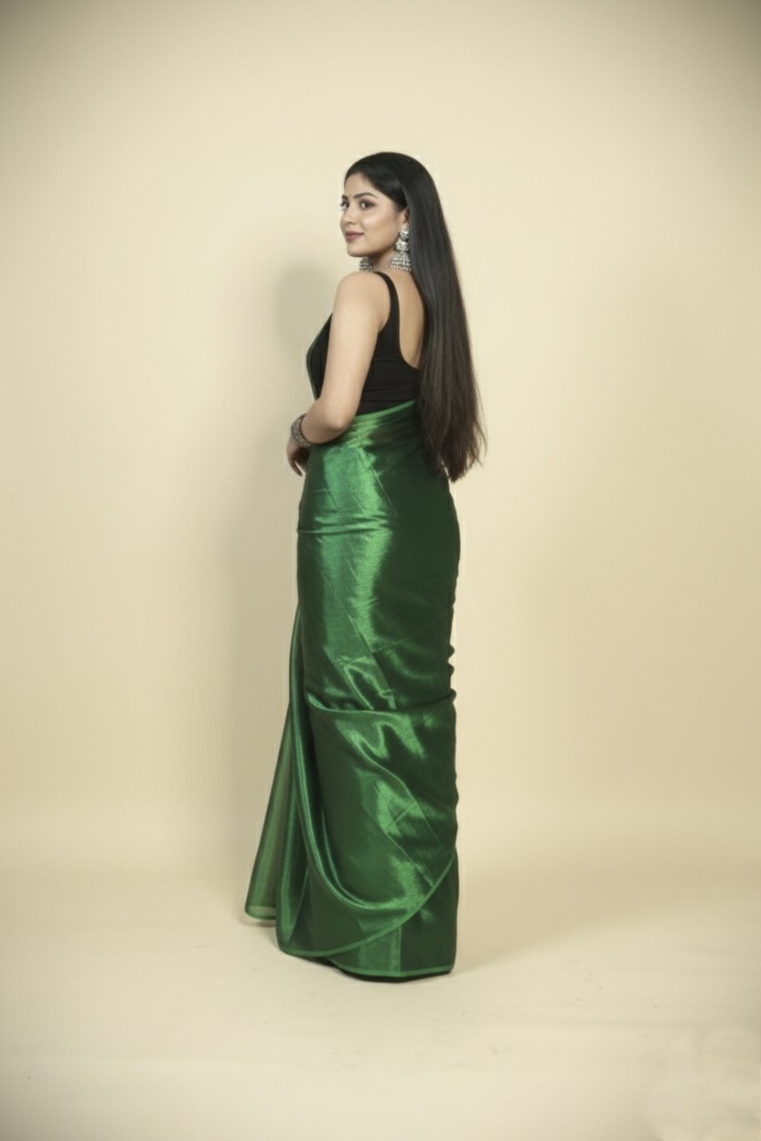 Tissue saree - Image 3