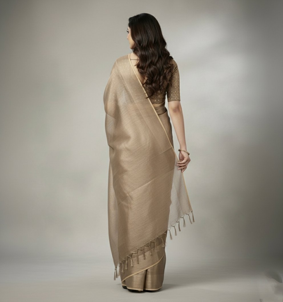 Tissue saree - Image 3