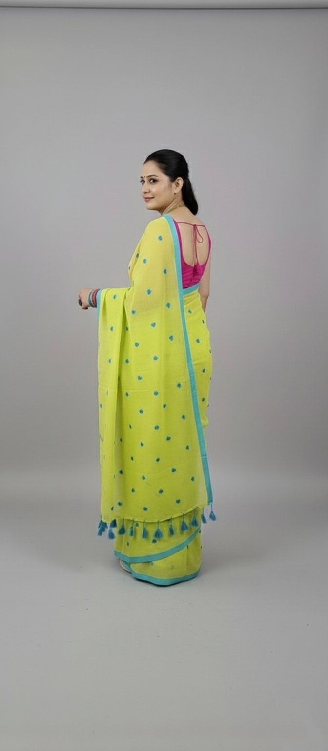 Mol cotton saree - Image 2