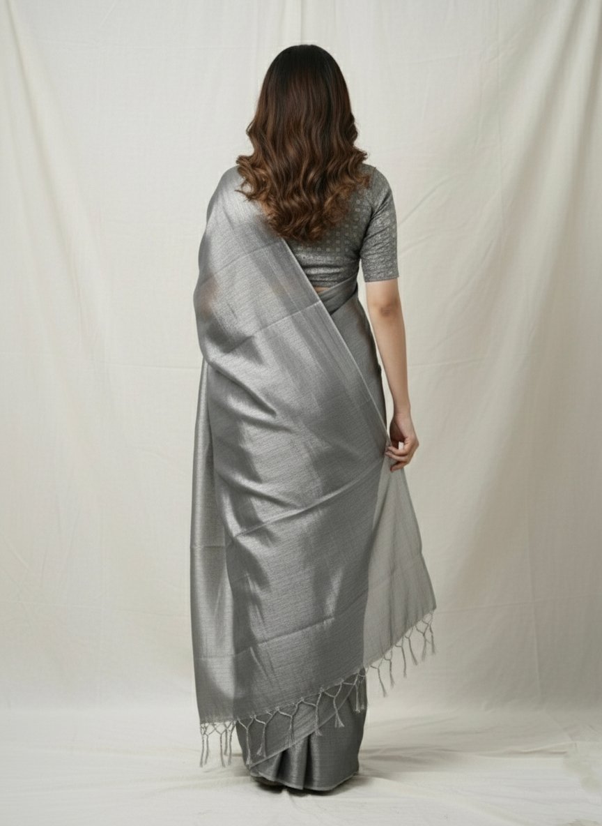 Tissue saree - Image 2