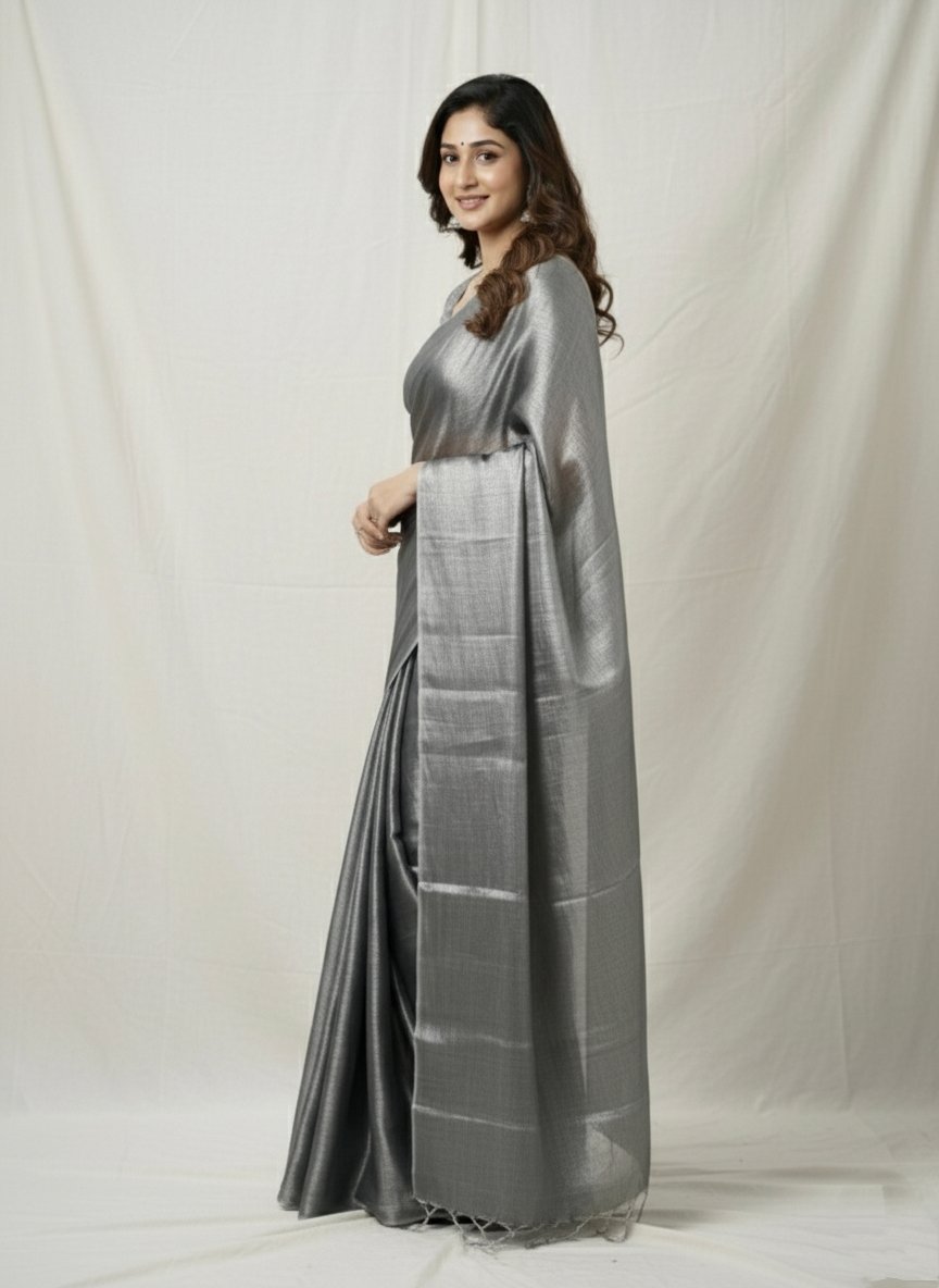 Tissue saree - Image 3