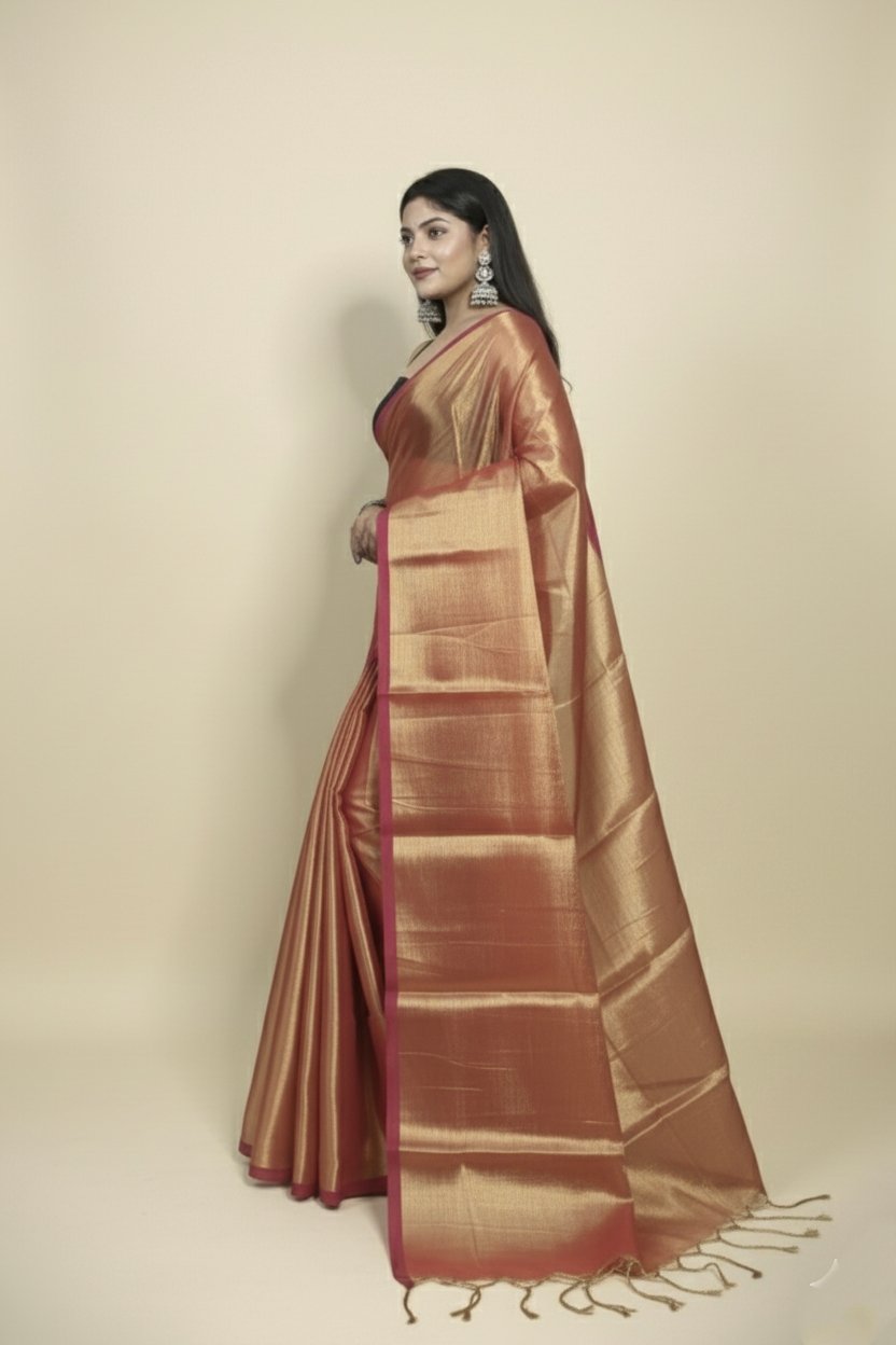 Tissue saree - Image 2