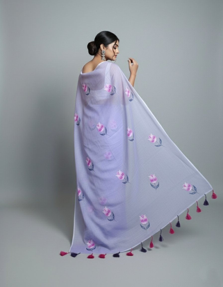 Mol cotton saree - Image 3