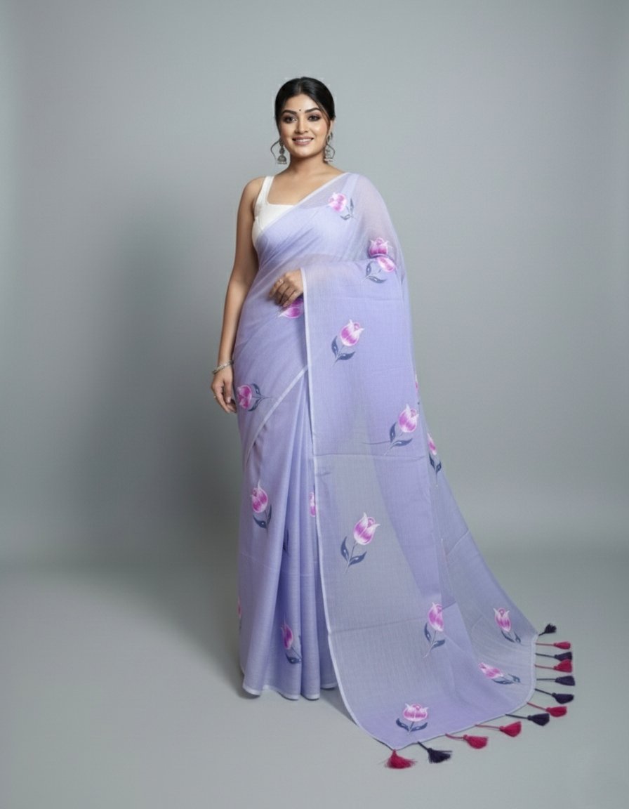 Mol cotton saree - Image 2