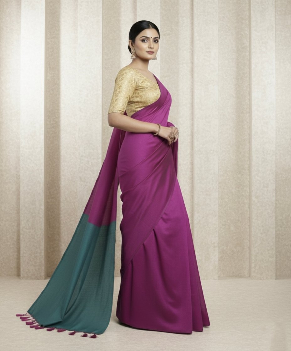 Cotton saree - Image 3
