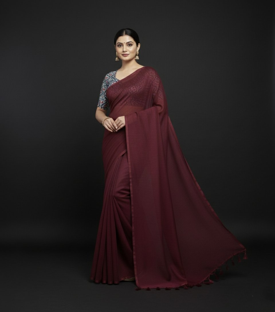 Cotton saree - Image 5
