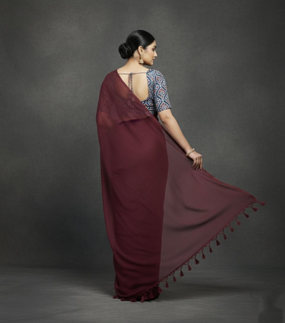 Cotton saree - Image 4